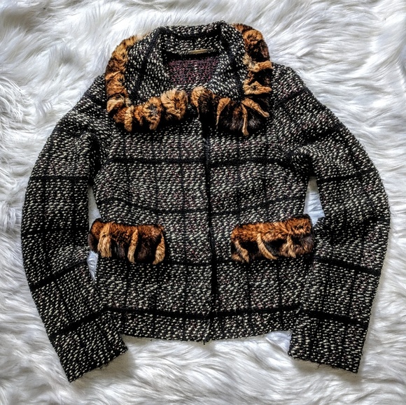 Dolce & Gabbana Jackets & Blazers - Dolce & Gabbana Fur Trim Jacket
